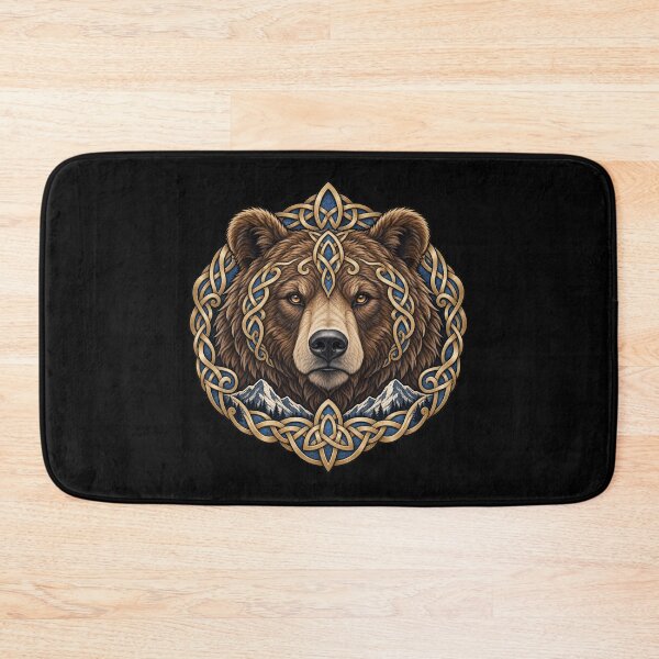 Item preview, Celtic heraldic bear in the mountains designed and sold by lAnJefurtifeu.