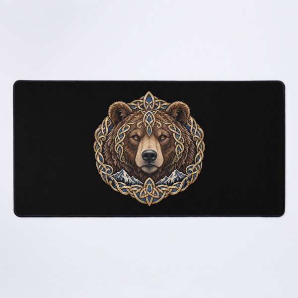 Item preview, Celtic heraldic bear in the mountains designed and sold by lAnJefurtifeu.