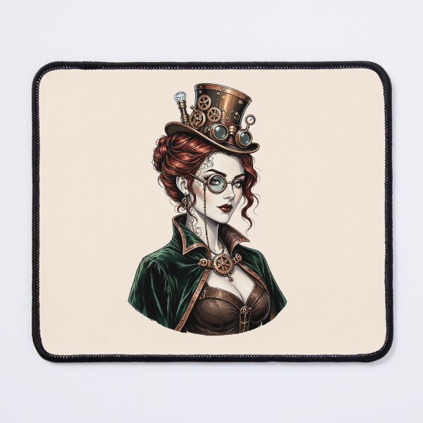Item preview, Steampunk Witch – Victorian Clockwork Woman with Goggles designed and sold by SweetLilith.