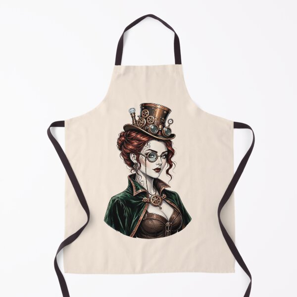 Item preview, Steampunk Witch – Victorian Clockwork Woman with Goggles designed and sold by SweetLilith.