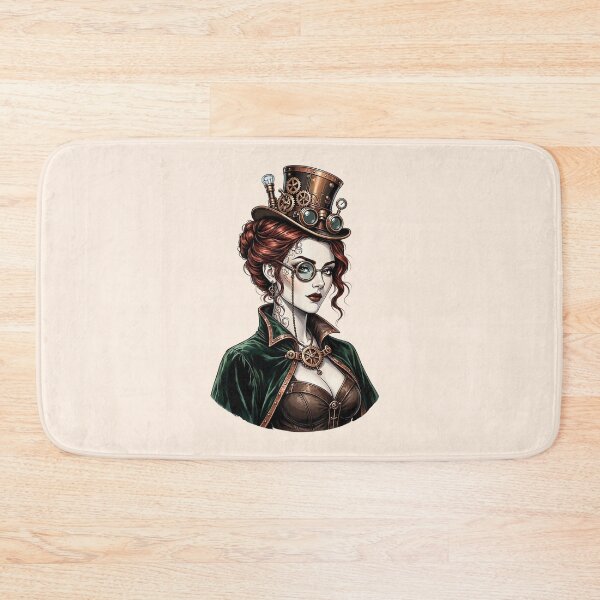 Item preview, Steampunk Witch – Victorian Clockwork Woman with Goggles designed and sold by SweetLilith.