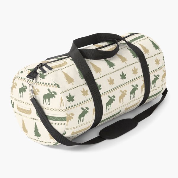Item preview, Cabincore Moose Stripes in Cream + Leaf Green + Buckskin designed and sold by YesterdayColl.