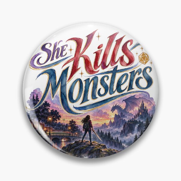 Item preview, She Kills Monsters designed and sold by Lyric Vault - Rock on.