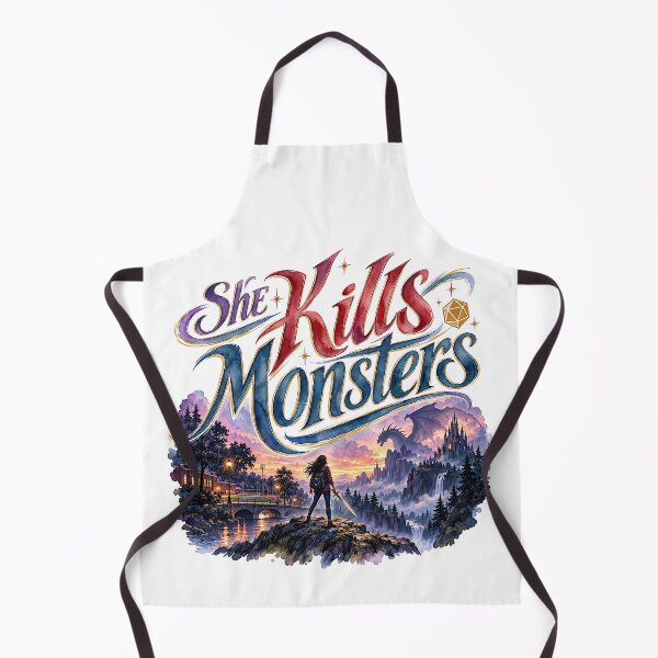 Item preview, She Kills Monsters designed and sold by Lyric Vault - Rock on.