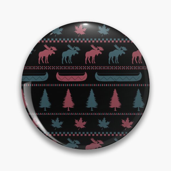 Item preview, Cabincore Moose Stripes in Black + Brick + Pine designed and sold by YesterdayColl.