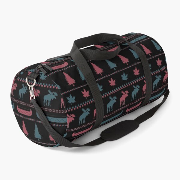 Item preview, Cabincore Moose Stripes in Black + Brick + Pine designed and sold by YesterdayColl.
