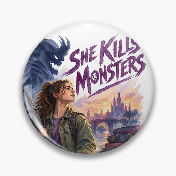 Item preview, She Kills Monsters designed and sold by Lyric Vault - Rock on.