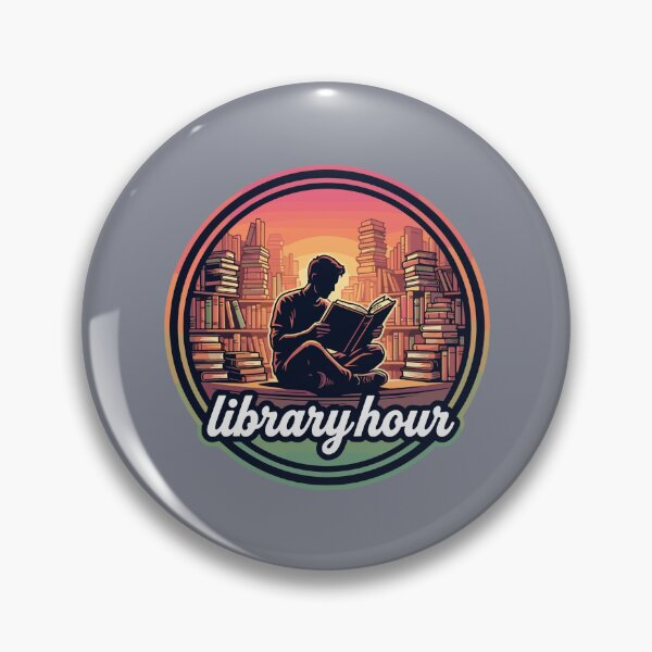 Item preview, Library Hour Reading Lover Bookworm Librarian Bibliophile designed and sold by SofiBlair.