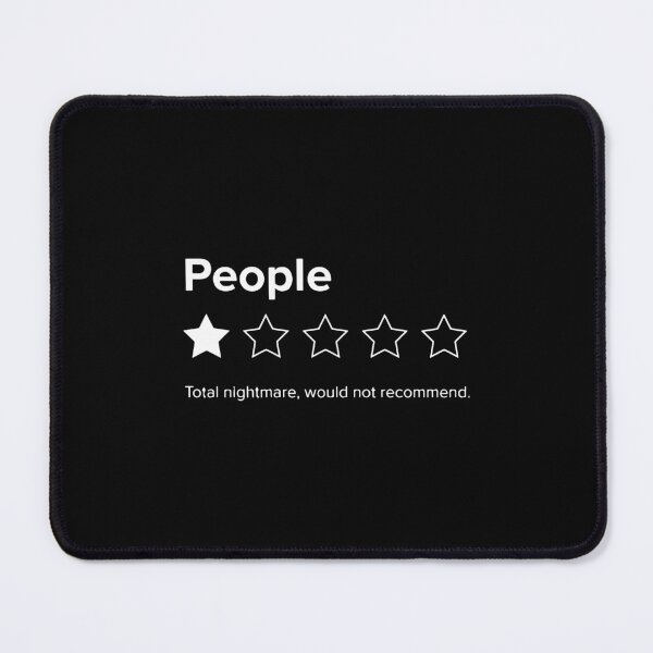 Item preview, People, One Star, Total Nightmare, Would Not Recommend Sarcastic Review T designed and sold by Designart68.