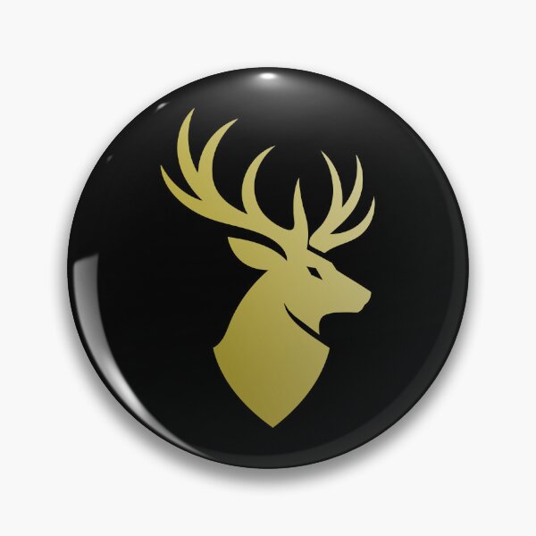Item preview, Golden Stag Head Antlers Design designed and sold by AhmedZouita.