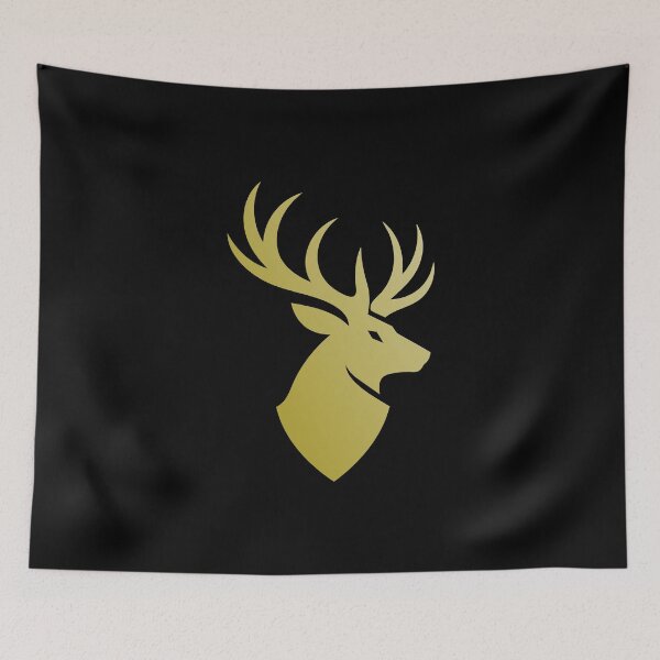 Item preview, Golden Stag Head Antlers Design designed and sold by AhmedZouita.