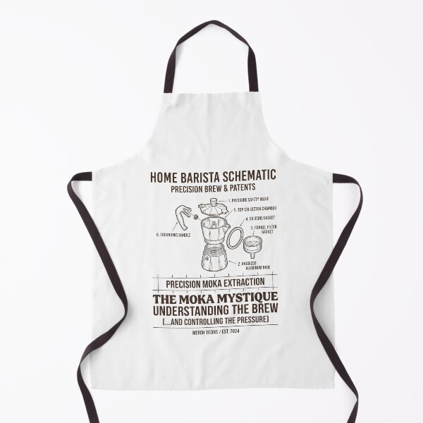 Item preview, Home Barista Schematic - Vintage Moka Pot Patent & Coffee Art designed and sold by PhotoArtMC.