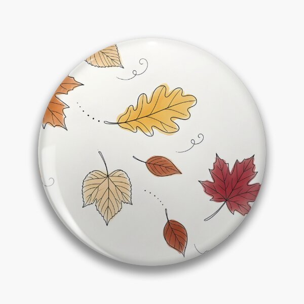Artikelvorschau, Minimalist Autumn Leaves - Line Art Design entworfen und verkauft von SimpleLinesCo.