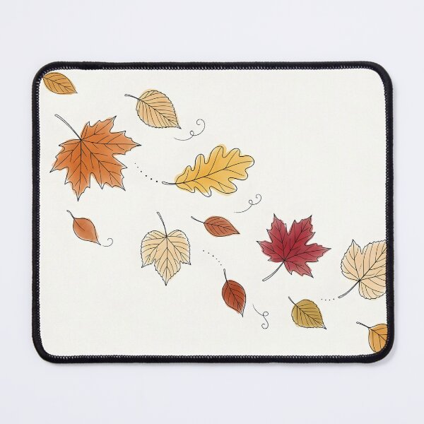 Item preview, Minimalist Autumn Leaves - Line Art Design designed and sold by SimpleLinesCo.