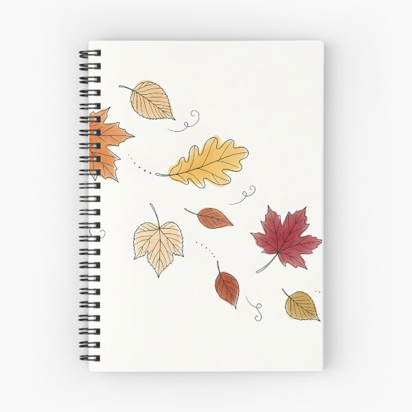 Item preview, Minimalist Autumn Leaves - Line Art Design designed and sold by SimpleLinesCo.
