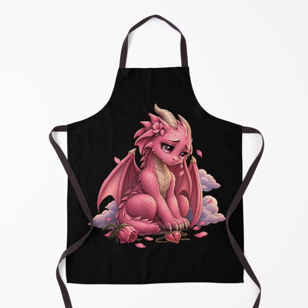 Item preview, A sad pink dragon, an emotional fantasy dragon. designed and sold by Ach&Koor.