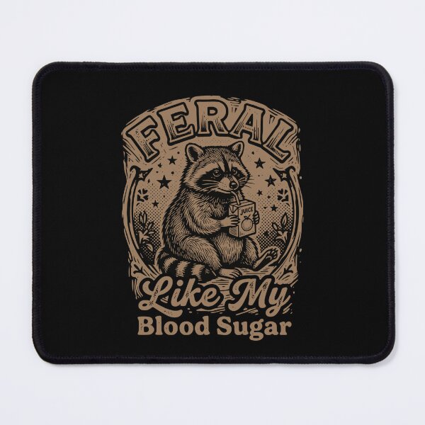 Item preview, Feral Ruin My Blood Sugar Raccoon Wild Animal Sweet Tooth designed and sold by SofiBlair.