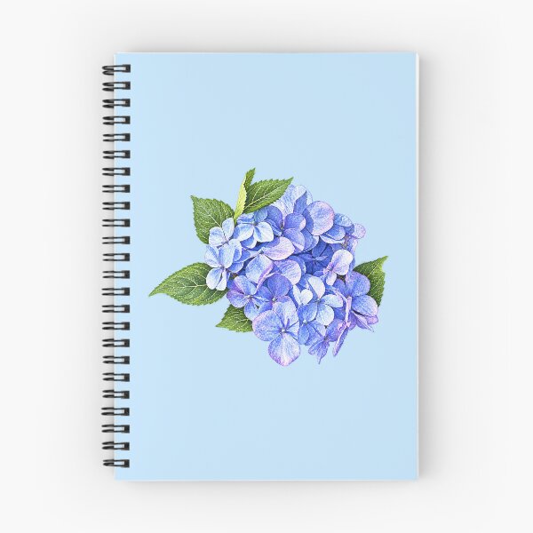 Item preview, Small Blue Hydrangea With Leaves designed and sold by Susan Savad.