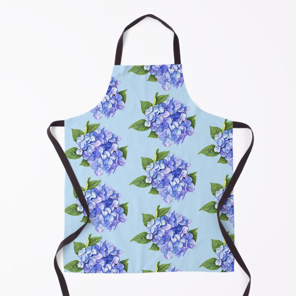 Item preview, Small Blue Hydrangea With Leaves designed and sold by Susan Savad.