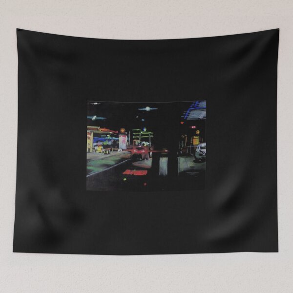Item preview, Night City Gas Station Painting designed and sold by Odditzids.