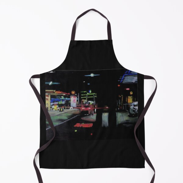 Item preview, Night City Gas Station Painting designed and sold by Odditzids.