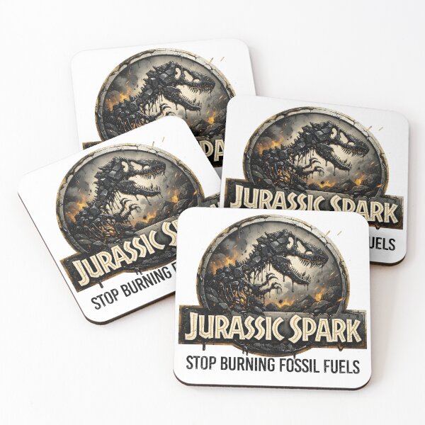 Item preview, Jurassic Spark - Stop Burning Fossil Fuels Parody designed and sold by T4U Exclusive Designs.