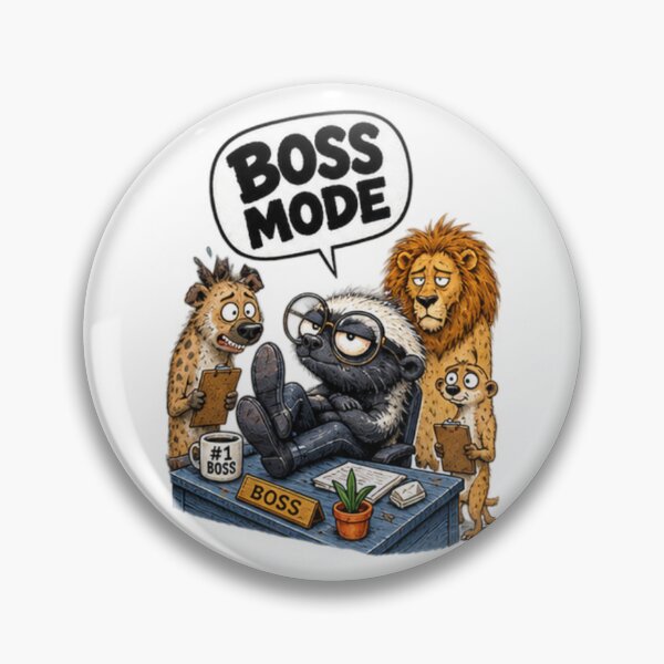 Item preview, Boss Mode Honey Badger Office Art designed and sold by paintingnou.