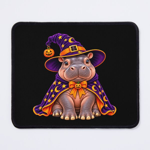 Item preview, Cute Halloween Hippo Witch Spooky Pumpkin Costume Animal Halloween designed and sold by 76Valeria.