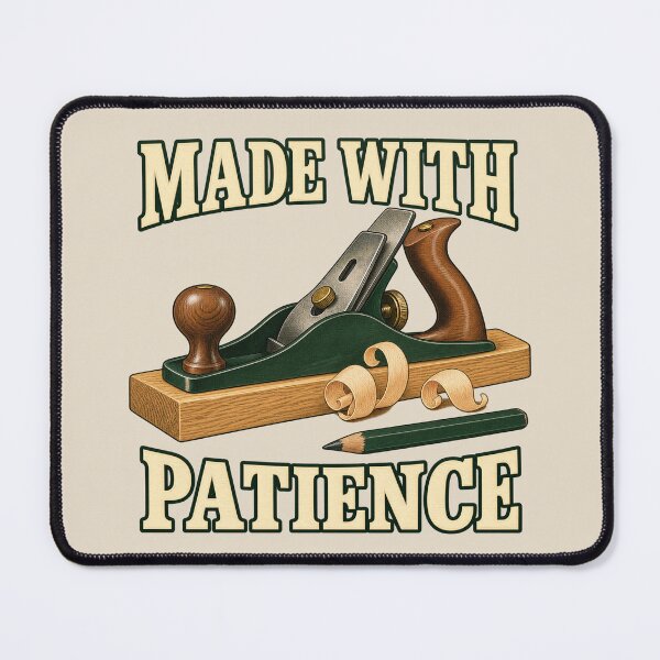 Item preview, Made With Patience Vintage Woodworking Design designed and sold by Mostafa Studio.
