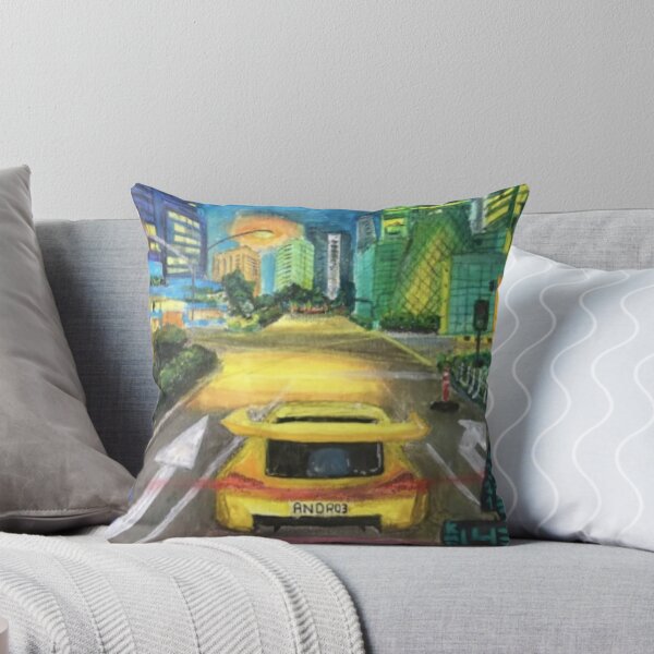 Item preview, Retro Street Racing Game Art - Yellow designed and sold by Odditzids.