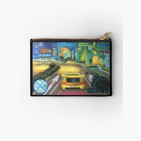 Item preview, Retro Street Racing Game Art - Yellow designed and sold by Odditzids.