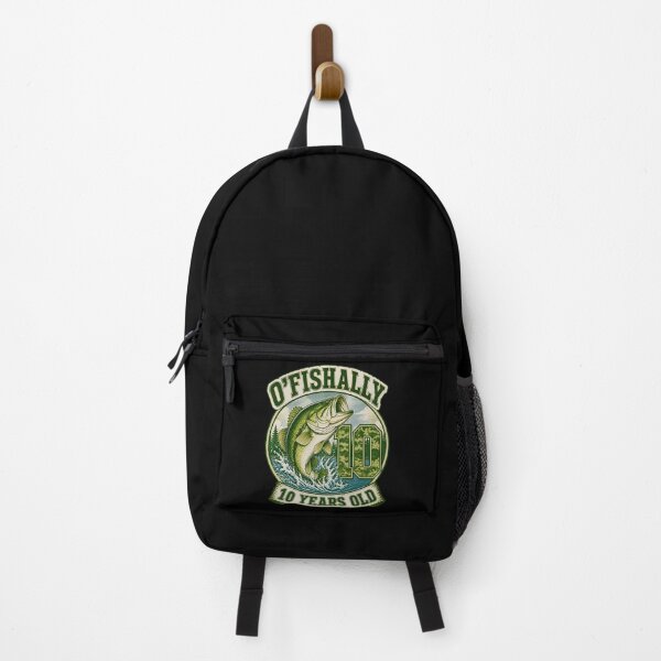 Item preview, Ofishally 10 Years Old Fishing 10th Birthday Retro Gifts designed and sold by LeSoniPapaPrint.