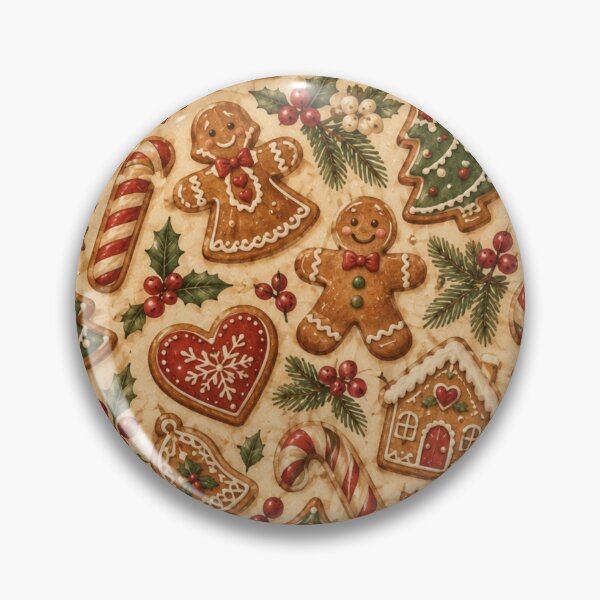 Item preview, Vintage Gingerbread Cookie Christmas  designed and sold by mycute-stickers.