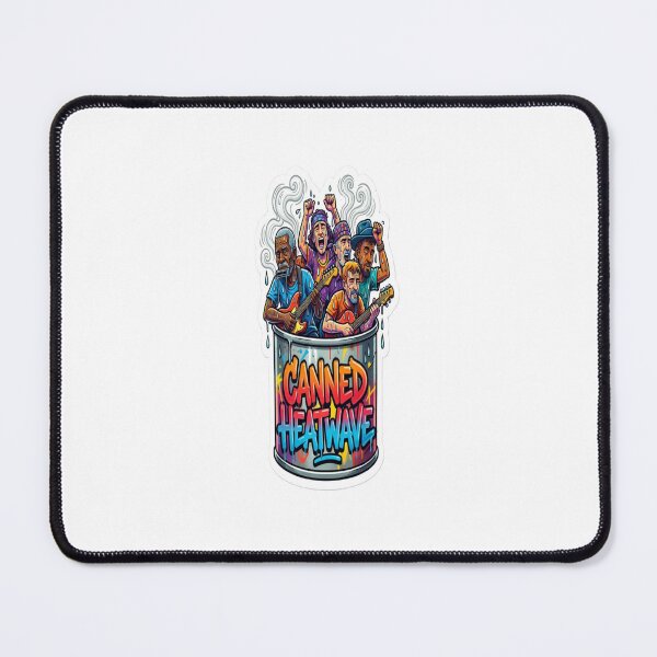 Item preview, Canned Heatwave Funny Blues Band Soup Can Sticker designed and sold by Imaginarium of Chaos falcon88 .