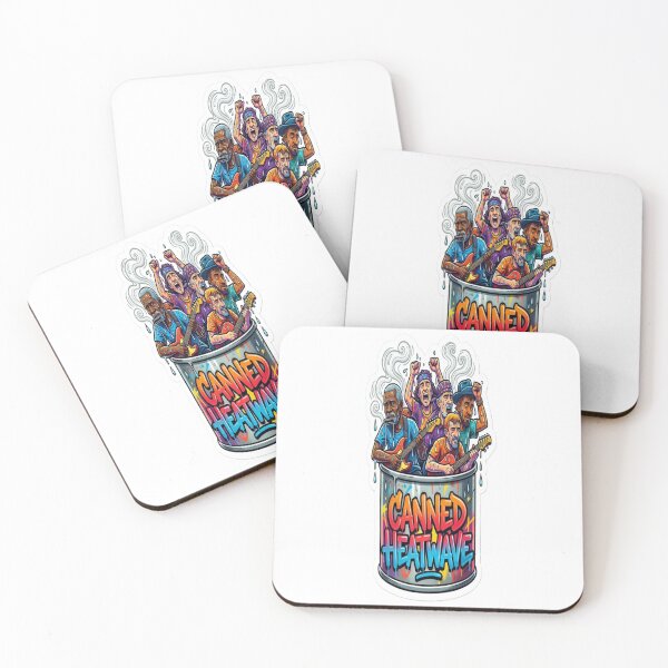 Item preview, Canned Heatwave Funny Blues Band Soup Can Sticker designed and sold by Imaginarium of Chaos falcon88 .