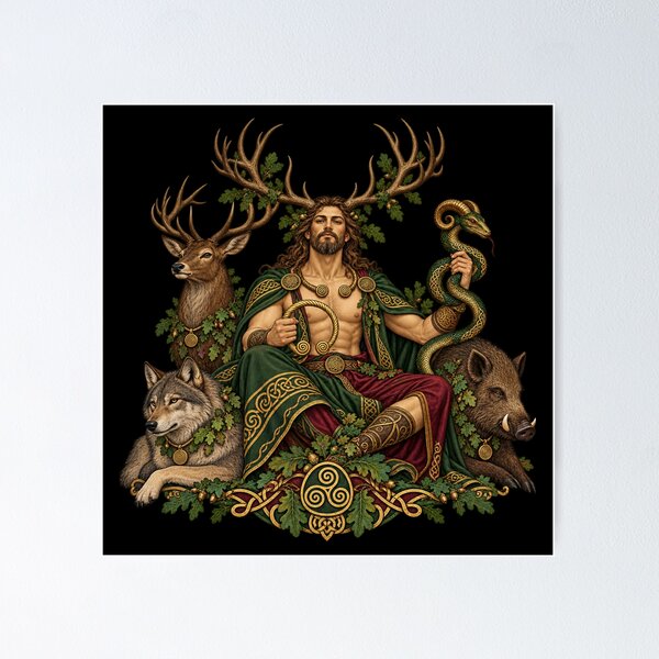 Item preview, Cernunnos, the Celtic god of wild animals designed and sold by lAnJefurtifeu.