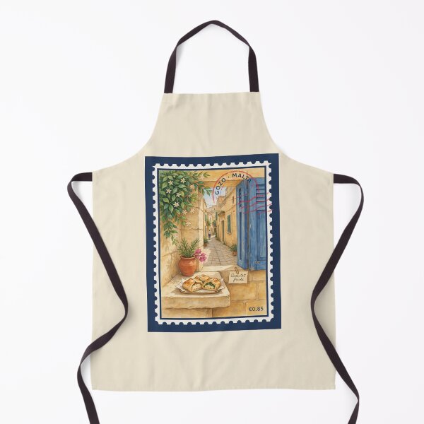 Item preview, Gozo Qassatat Village Lane — Maltese Island Food Art designed and sold by stickercuffs.