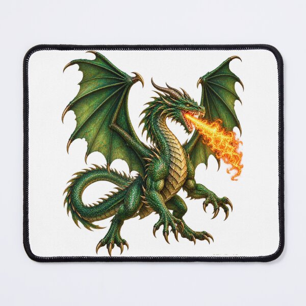 Item preview, The Fire-Breathing Green Dragon designed and sold by BlingandGifts.