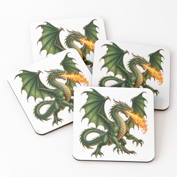 Item preview, The Fire-Breathing Green Dragon designed and sold by BlingandGifts.