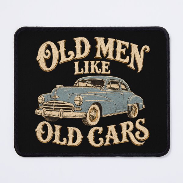 Item preview, Old Men Like Old Cars – Classic Cruiser Edition designed and sold by Automotive Art by Greg.