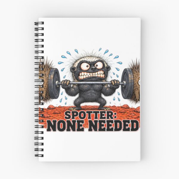 Item preview, Spotter None Needed Honey Badger Workout Art designed and sold by paintingnou.