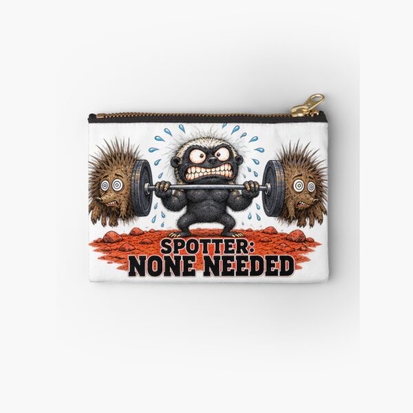Item preview, Spotter None Needed Honey Badger Workout Art designed and sold by paintingnou.
