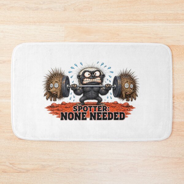 Item preview, Spotter None Needed Honey Badger Workout Art designed and sold by paintingnou.