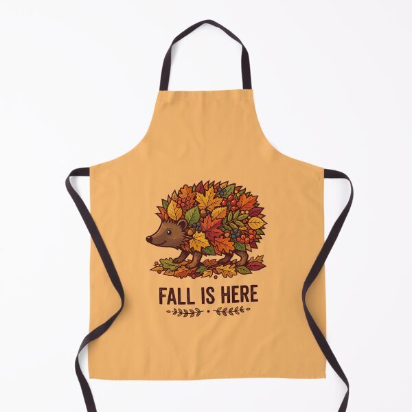 Item preview, Fall is here - Hedgehog in fall outfit - Autumn design animals designed and sold by ParadoxParadox.