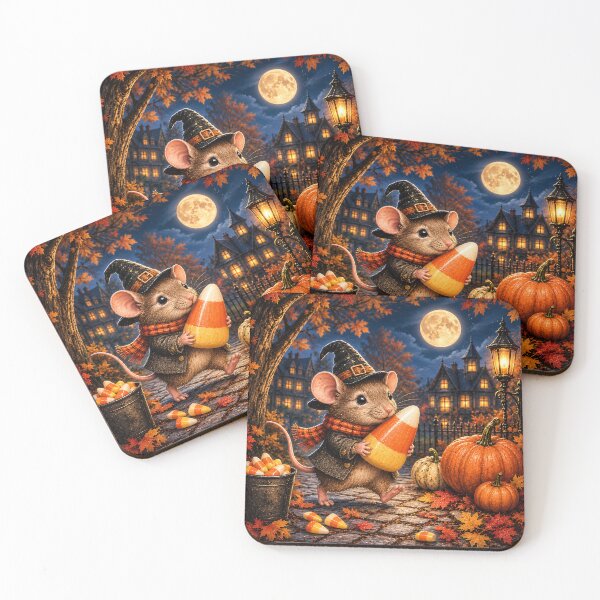Item preview, A Mouse Carrying a Candy Corn- Upscaled Version designed and sold by Novel Works Studio.