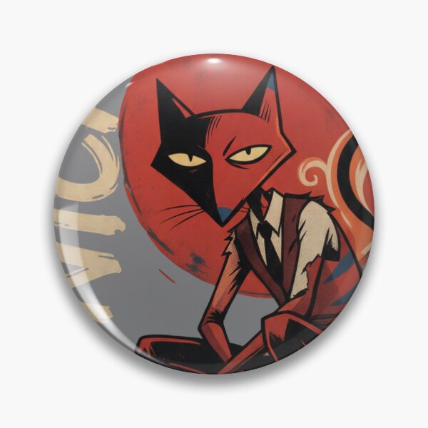 Item preview, Cynical Cat Katz Retro Film Poster Cartoon Villain Art designed and sold by CuteKats.