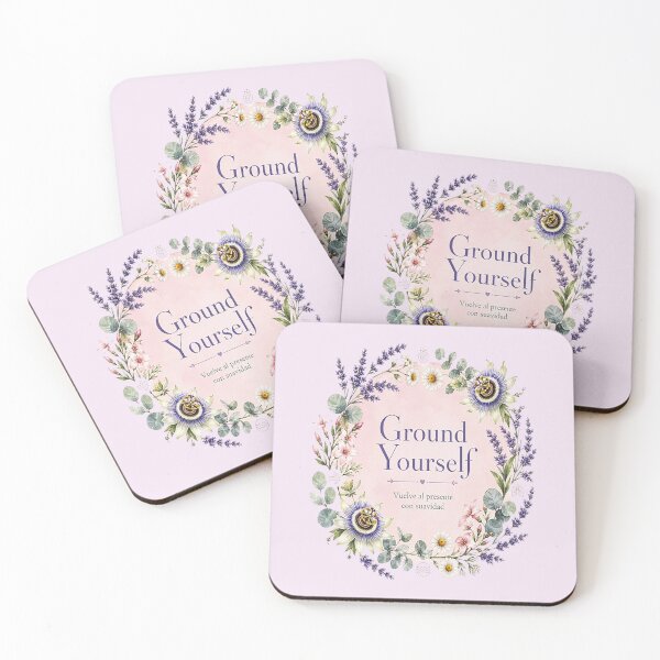 Item preview, Ground Yourself Floral Calm Mental Health designed and sold by the artedivino.