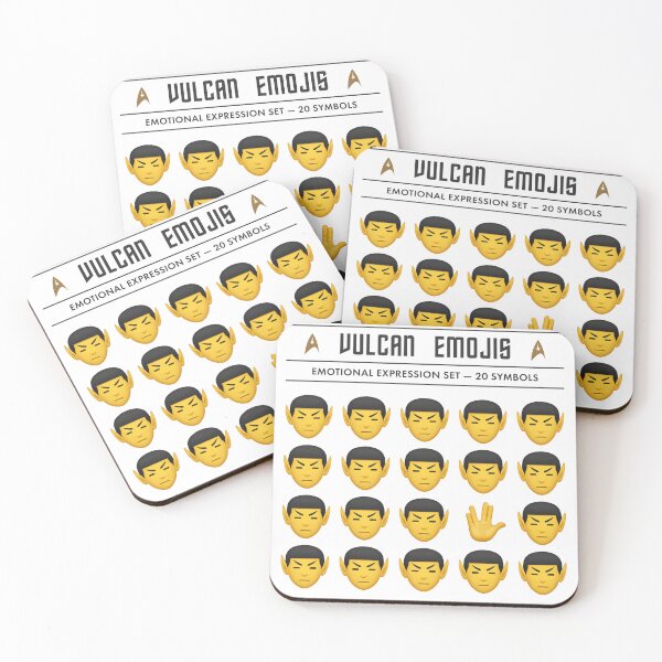 Item preview, Vulcan Emojis (Light Theme) designed and sold by Eldar of Zemlya.