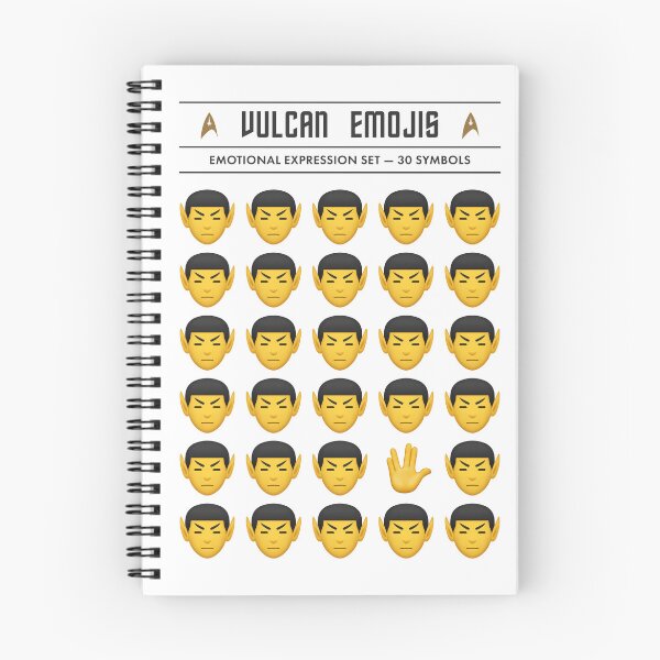Item preview, Vulcan Emojis (Light Theme) designed and sold by Eldar of Zemlya.
