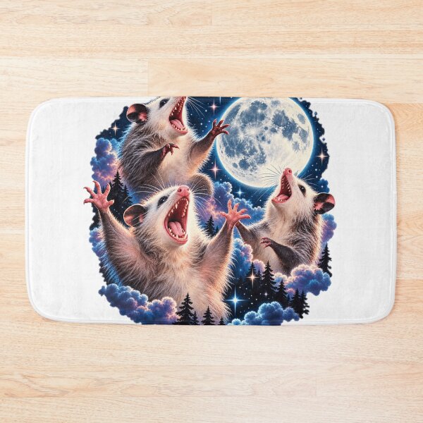 Item preview, Three Possum Moon – 3 Opossum Funny Weird Cursed Meme, gift for Mom, dad gift, gift for birthday Essential T-Shirt designed and sold by GAIDREDA.